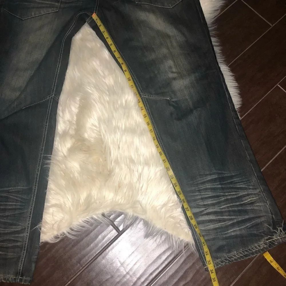 Eight732 distressed washed denim sz 38X34 - Picture 10 of 11